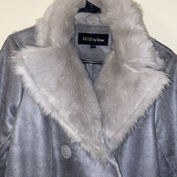 Luxe by Irina AMAZING soft jacket! Faux fur - Picture 2 of 8